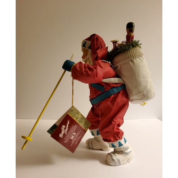 Possible Dreams Clothique SKIING SANTA Figurine - Picture 3 of 6